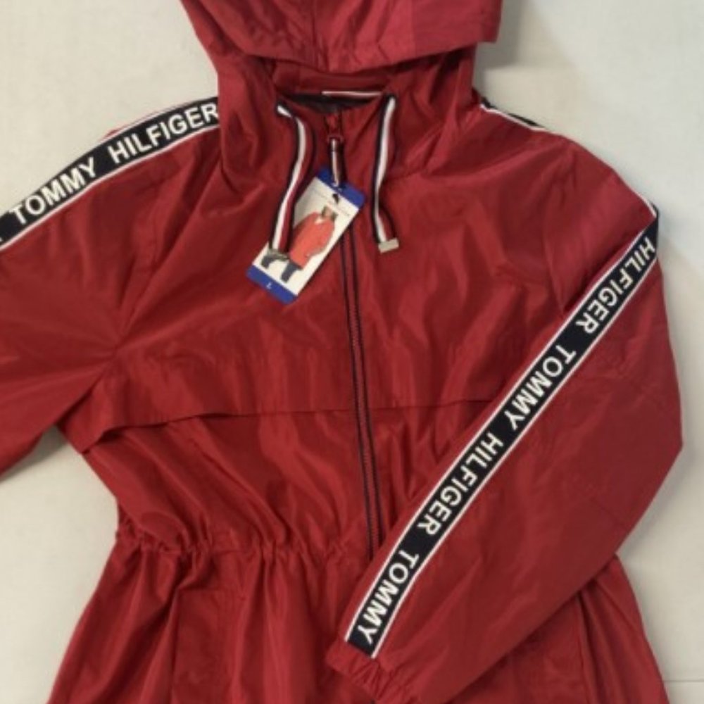 Tommy Hilfiger Women's Long Windbreaker Jacket